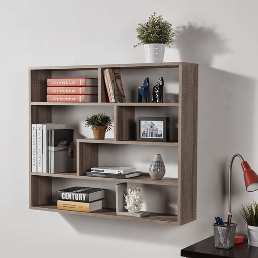 Oak Rectangular Shelf Unit